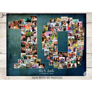 10th Anniversary Photo Collage
