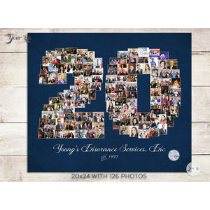20th Anniversary Photo Collage