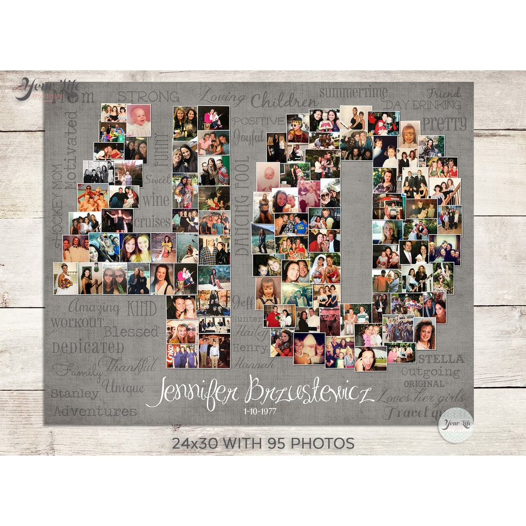 40th Photo collage