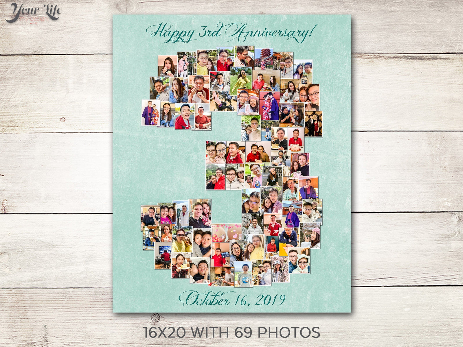 3rd Anniversary Photo Collage