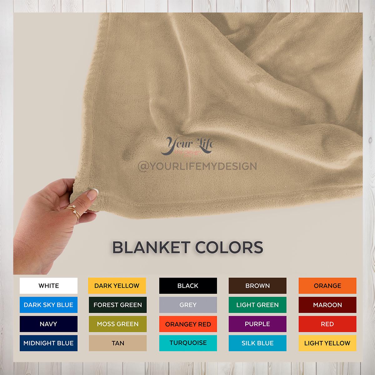 FEARLESS Personalized Blanket - Custom Eras Tour Photo Blanket - Unique Gift for Swifties - Cozy Home Decor - 50x60"