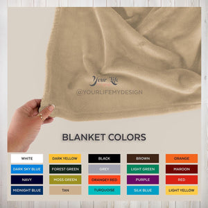 LOVER Personalized Blanket - Custom Eras Tour Photo Blanket - Unique Gift for Swifties - Cozy Home Decor - 50x60"