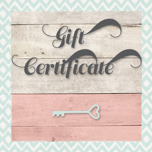 Gift Certificate