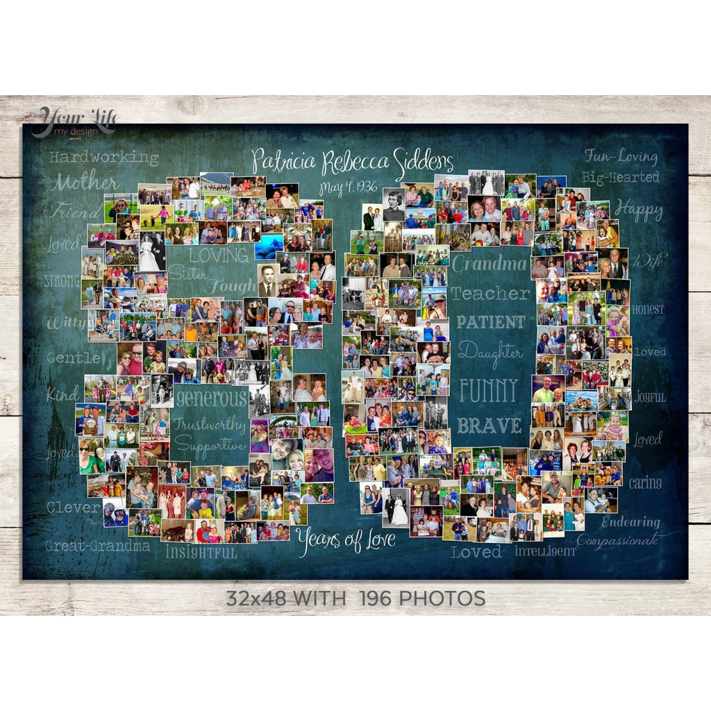 80th Birthday Photo Collage