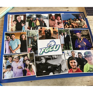 WALL CLING Photo Collage, Dorm Room Decor, Modern Room Decor, Peel & Stick on your Wall Print/Cling