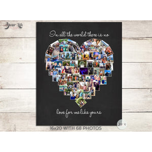 Heart Love Photo Collage