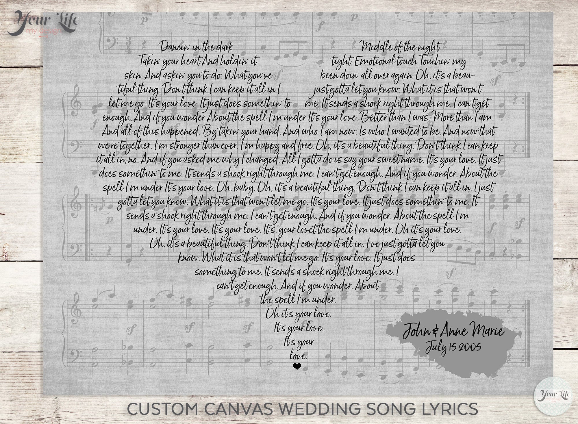First Dance Lyrics, Photo and Wedding Song Lyrics, Photo with Wedding Vows