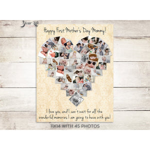 First Mother's Day Gift Photo Collage