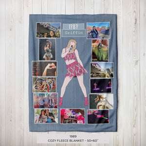 1989 Fleece Photo Blanket – 50×60