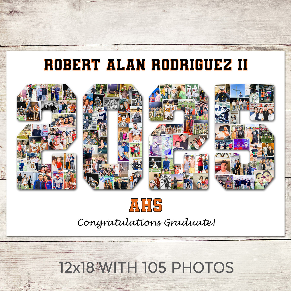 2025 Graduation Photo Collage