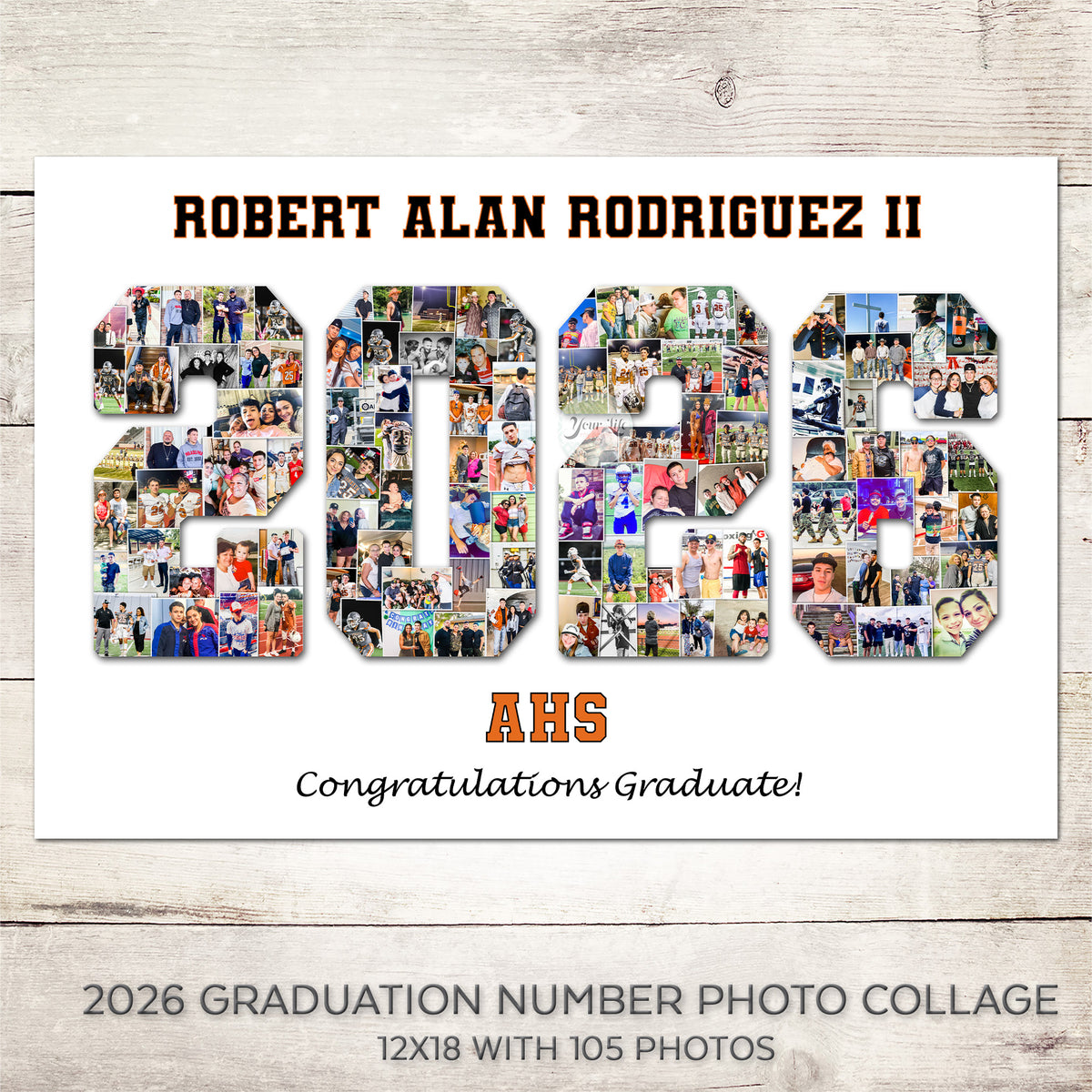 2026 Graduation Photo Collage