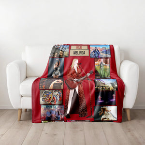 RED Fleece Photo Blanket | 13 PHOTOS