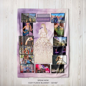 Speak Now Fleece Photo Blanket | 13 Photos