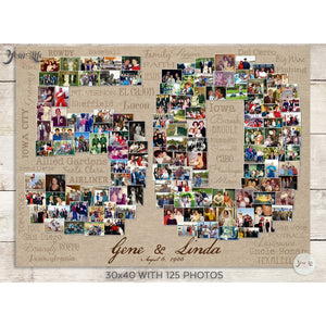 50th Anniversary Photo Collage