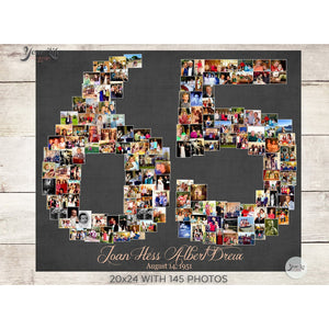 65th Anniversary Photo Collage