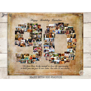 90th Birthday Photo Collage