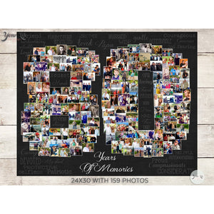 80th Birthday Photo Collage