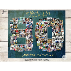 80th Birthday Photo Collage