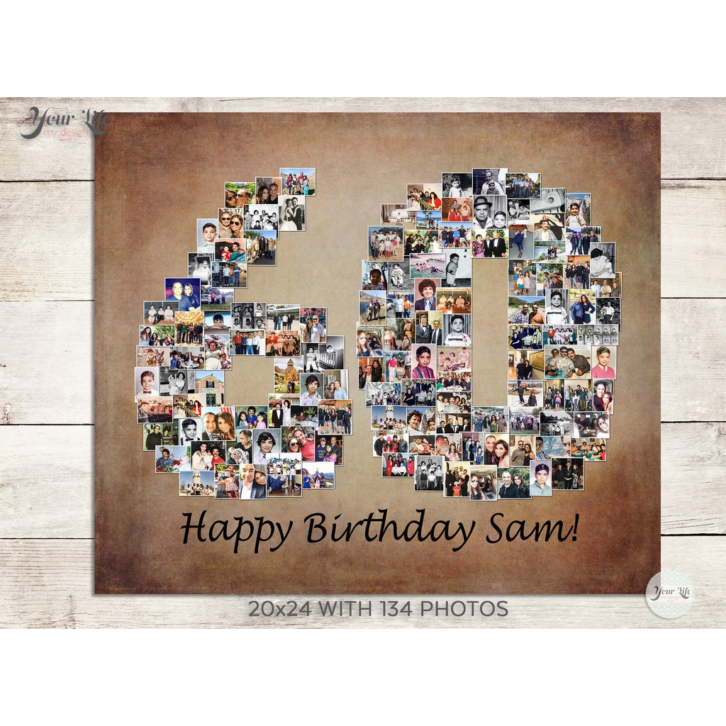 60th Photo Collage |60th BirthdayGift | 60th Anniversary Gift