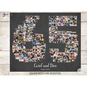 65th Anniversary Photo Collage