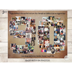 90th Birthday Photo Collage