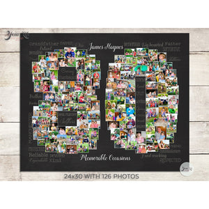 80th Birthday Photo Collage