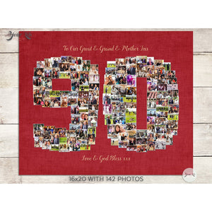 90th Birthday Photo Collage