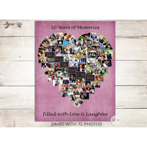 Cancer Survivor Gift Photo Collage