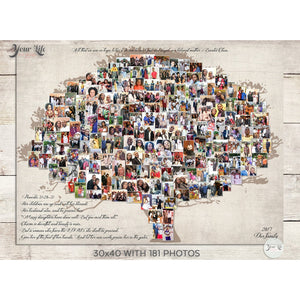 Family Tree Photo Collage