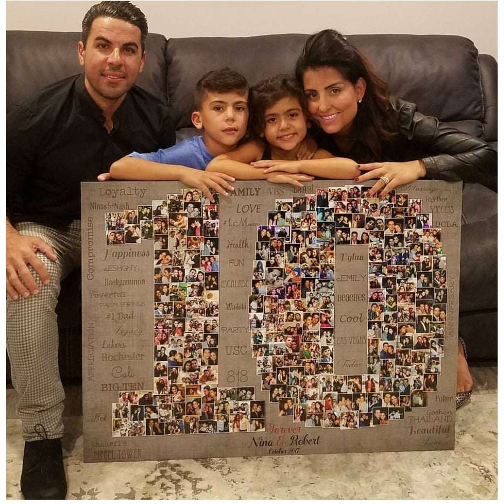 10th Anniversary Photo Collage