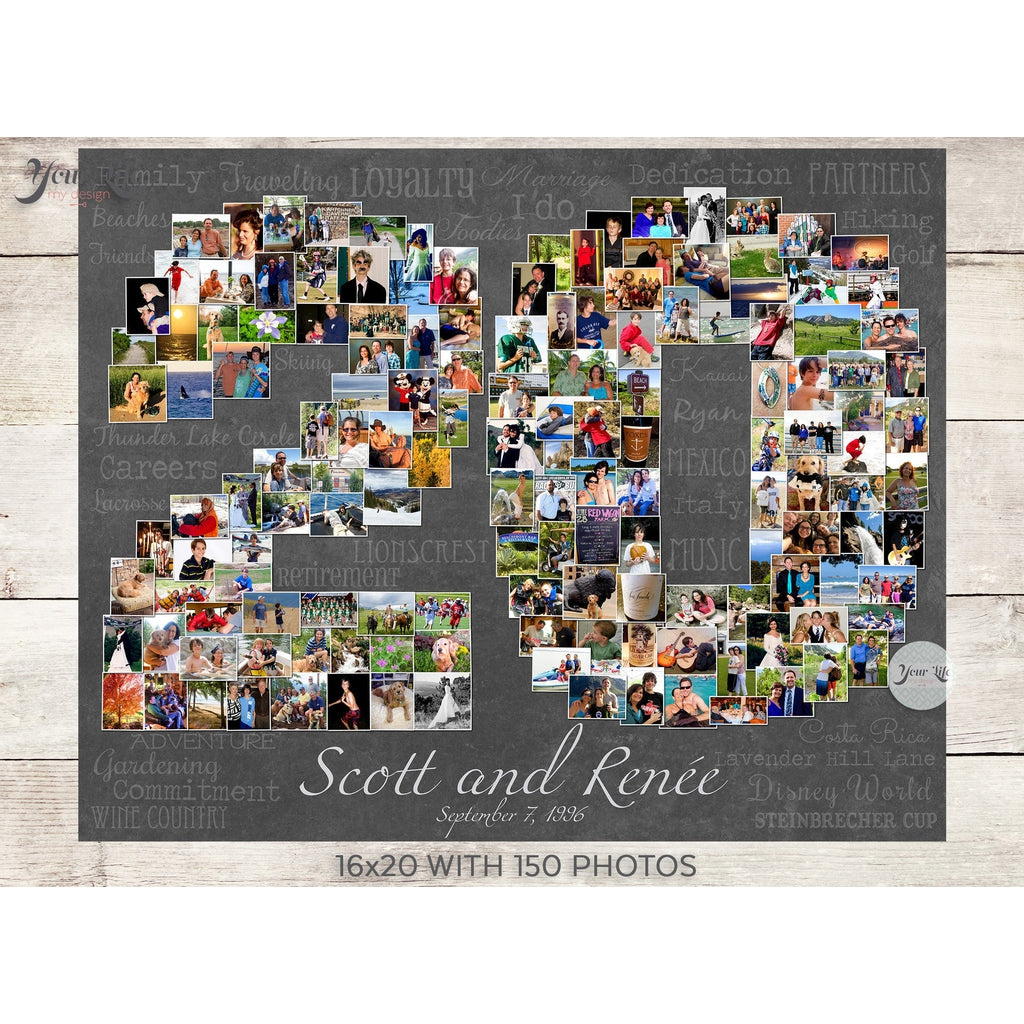 20th Anniversary Photo Collage