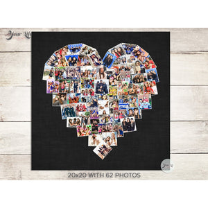 Heart Photo Collage- SQUARE