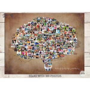 Family Tree Photo Collage