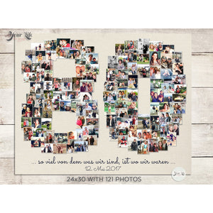 80th Birthday Photo Collage