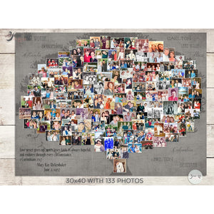 Family Tree Photo Collage