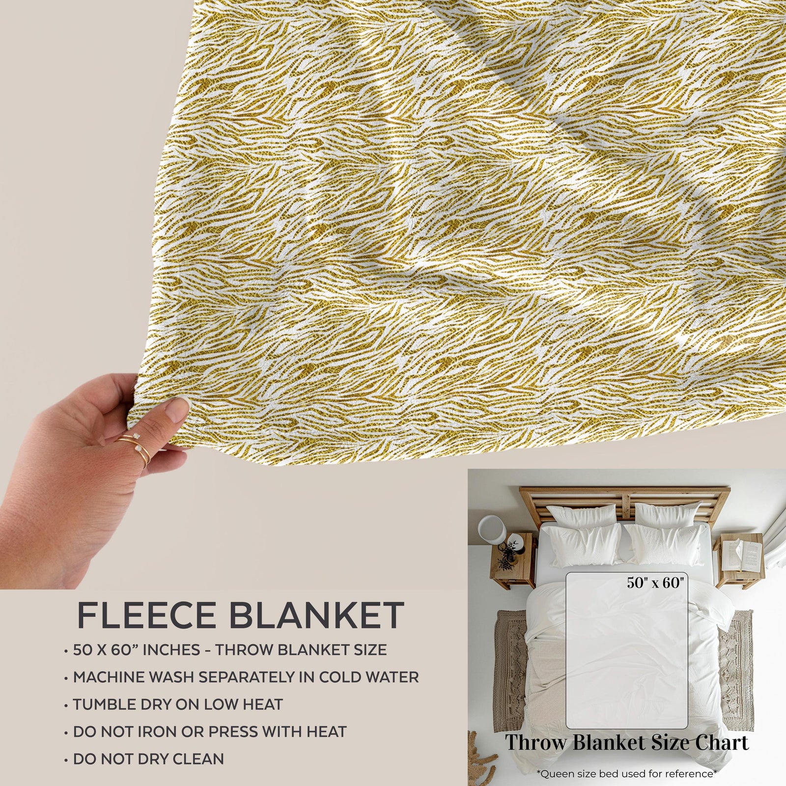 FEARLESS Personalized Blanket - Custom Eras Tour Photo Blanket - Unique Gift for Swifties - Cozy Home Decor - 50x60"