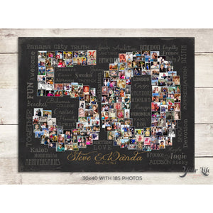 50th Anniversary Photo Collage