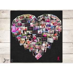 Breast Cancer Survivor Gift Photo Collage