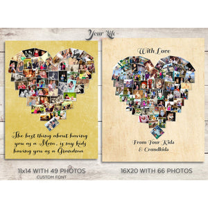 Grandparent Gift Photo Collage