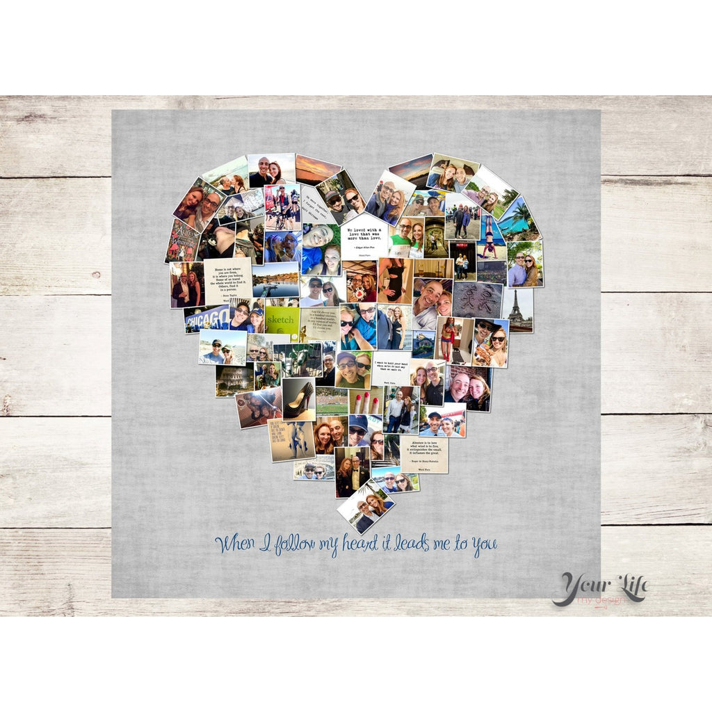 Heart Photo Collage- SQUARE