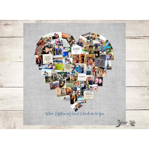 Heart Photo Collage- SQUARE