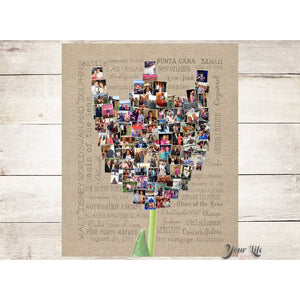 Tulip Flower Gift Photo Collage