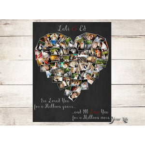 Anniversary Heart Photo Collage - The Original