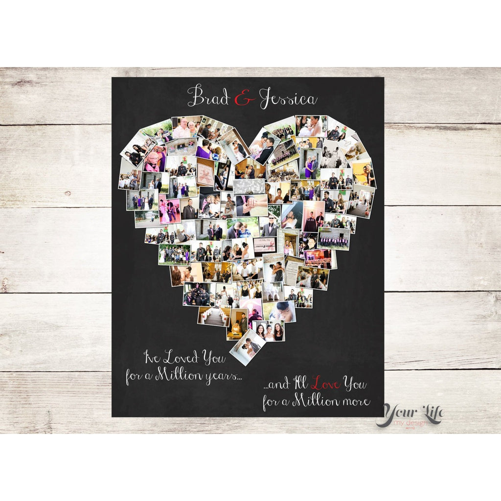 Anniversary Heart Photo Collage - The Original