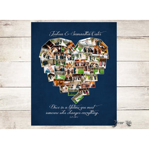 Anniversary Heart Photo Collage - The Original