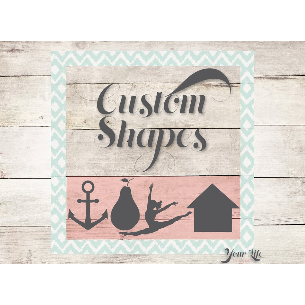 Custom Shapes Photo Collage, Choose Any Shape Collage, Custom Digital Photo Canvas Prints