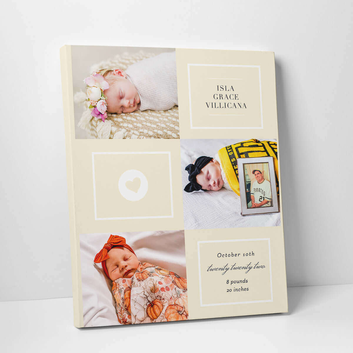 Baby Announcement | Canvas