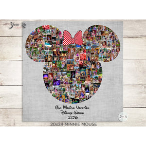 Minnie Mouse Photo Album Photo Collage