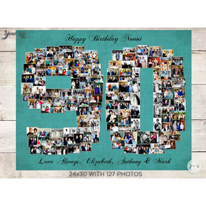 95th Birthday Photo Collage