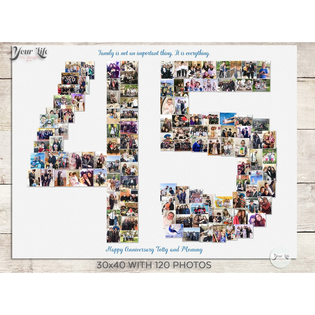 45th Photo Collage